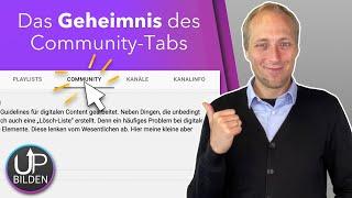 Jetzt noch besser UpBilden! Schau unbedingt im Community-Reiter nach