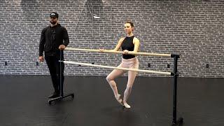 Fondu Preparatory Exercise for Adult Ballet Dancers Month 2 Class 3 Demonstration + Corrections