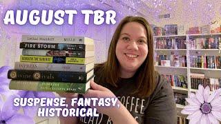 AUGUST TBR | all the suspense plus fantasy & historical fiction