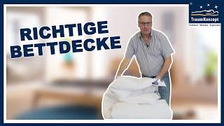 Was ist die richtige BETTDECKE - FRAG DEN JÄGER - TraumKonzept Folge 8