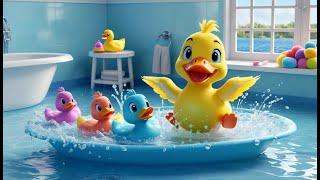 Splish, Splash, A Rainbow Bath | Fun Nursery Rhyme for Kids | Sing-Along Song