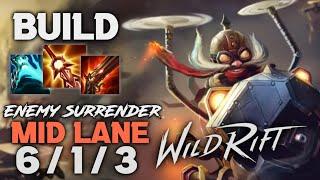 CORKI MID LANE GAMEPLAY BROKEN WILD RIFT ( BUILD & RUNES )