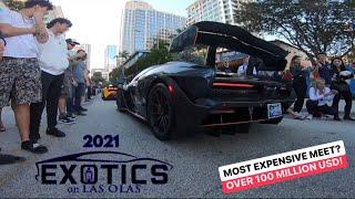 THE MOST EXPENSIVE CAR MEET IN FLORIDA!? | 2021 Exotics on Las Olas Car Show!