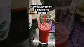 satvic movement 3days juice fast challenge