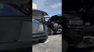 Tesla Cybertruck, Hummer EV, and F-150 Lightning #shorts #teslaclubsocal