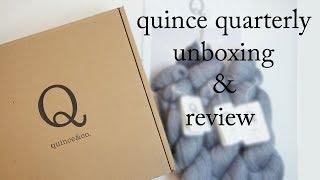 Quince Quarterly Unboxing and Review | Winter 2019 | Level 2