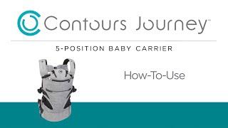 How to Use the Contours Journey® 5-Position Baby Carrier | Model ZC003