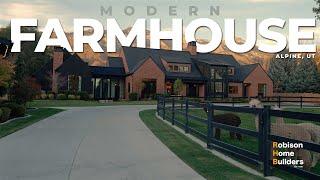 DREAMY MODERN FARMHOUSE IN UTAH | Full Walkthrough 4K | Robison Home Builders | Amazing Homes