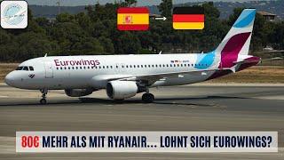 Ist Eurowings wirklich besser als Billigairlines? | Mallorca - Bremen | Airbus A320 | flying2travel