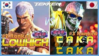 Tekken 8 ▰ LowHigh (#2 Ranked Bryan) Vs TakaTaka (#3 Ranked Bryan) ▰ Ranked Matches