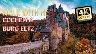 4K-HDR - WALK WITH ME IN COCHEM, BURG ELTZ, GERMANY