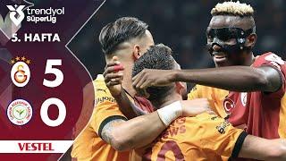 Vestel | Galatasaray (5-0) Çaykur Rizespor - Highlights/Özet | Trendyol Süper Lig - 2024/25