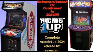 Complete Arcade1up 2024 Cabinet Release leak!!!