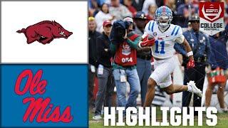 Ole Miss Rebels vs. Arkansas Razorbacks | Full Game Highlights | ESPN College Football