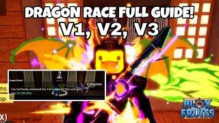 How To Get Dragon Race V3! (FULL GUIDE) | Blox Fruit