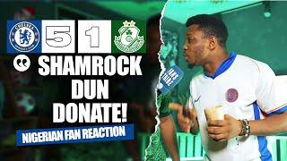 CHELSEA 5-1 SHAMROCK  ( Mekele - NIGERIAN FAN REACTION) EUROPA CONFERENCE LEAGUE 2024-25