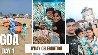 Trip to Goa - Day 1 ,️ Goa Trip | Bday Vlog | Goa Tour | Goa Tourist place | Travelling| North Goa