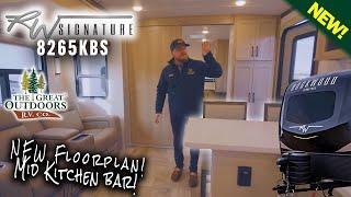 NEW 2024 Rear Bath ULTRA-LUXURY Couples Coach w/ a BAR! - 2024 Rockwood Signature 8265KBS