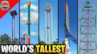 Top 10 TALLEST Drop Towers on Earth 2024 