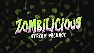 Zombilicious | Halloween Webcam Frames | Stream Overlays