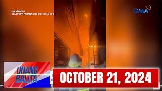 Unang Balita sa Unang Hirit: OCTOBER 21, 2024 [HD]