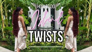 DIY ISLAND TWISTS | DETAILED TUTORIAL FOR BEGINNERS + INVISIBLE TWIST METHOD + PERFECT PARTING