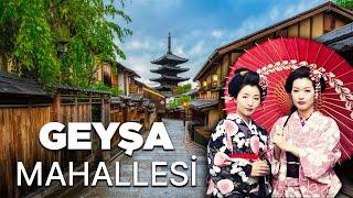 KYOTO Sokakları ve GEYŞA Mahallesinde Yürüyüş - Japonya