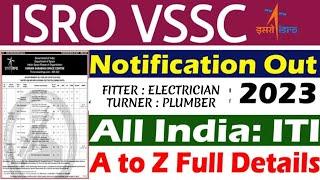 ISRO Vikram Sarabhai Space Centre VSSC Recruitment 2023 Apply Online Technician & Draughtsman Post