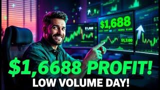 $1,688 Profit on a Low Volume Day  Quant Alpha Win!