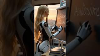 Humanoid Robot Teacher Shares Lessons Beyond Code | Heartfelt Sci-Fi Story #robot #robots