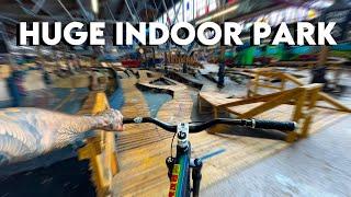 Inside the Largest Indoor Mountain Bike Park