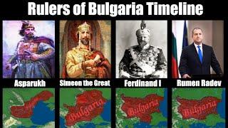 Timeline of The Rulers of Bulgaria