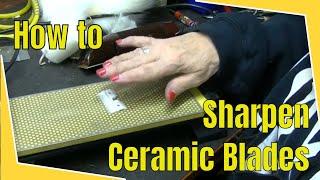 How to Sharpen Ceramic Clipper Blades by Hand the Easy Way | Bonika Shears