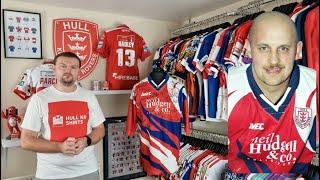 Hull KR Shirts - Talking Shirts Episode 52 (Hull Kingston Rovers) 1998 Home Shirt - #7 Wayne Parker