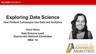 Exploring Data Science: How Political Campaigns Use Data and Analytics