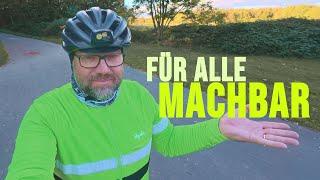 Wie du 200 km in 10 Stunden mit dem Fahrrad schaffst