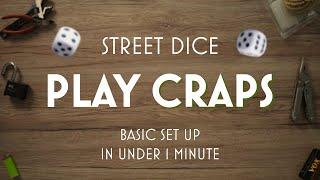 CRAPS Learn STREET DICE in under 1 minute.