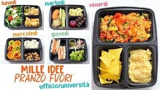 MILLE IDEE PRANZO FUORI - Ufficio / Università -  Ricette Facili - Menù settimanale