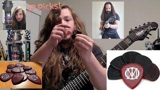 Dunlop John Petrucci picks Flow, Jazz III, Trinity