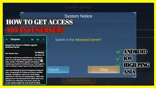 How to get access in Advance Server in Mobile Legends Bang Bang 2023