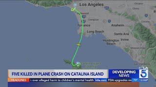 Plane crashes on Catalina Island, killing all 5 people on board