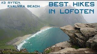 Best hikes in Lofoten: #3 Ryten and Kvalvika beach 