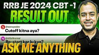 RRB JE 2024 CBT -1 Result Out | Ask Me Anything  | Ankit Goyal