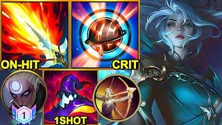 Wild Rift China Top1 Diana Jungle - First Strike ONE SHOT DIANA BUILD RUNES - Winterblessed Diana