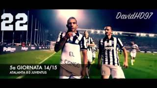 CARLOS TEVEZ - TUTTI I 39 GOL CON LA JUVENTUS IN SERIE A