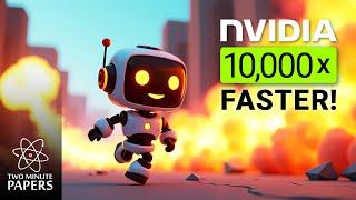 NVIDIA’s New AI: Training 10,000x Faster!