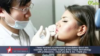 Super talent visit to Oracle dermatology clinic Korea