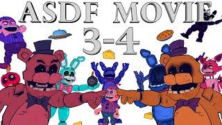 Five Nights At Freddy's Retro Animatronics ASDF  Movie 3 and 4 Animated