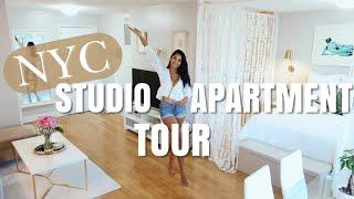 NYC STUDIO APARTMENT TOUR | Nathalie Muñoz