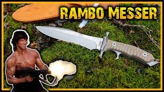 Mythos: Rambo Messer - 1KG brutalster Stahl - Heartstopper Survival Messer Review